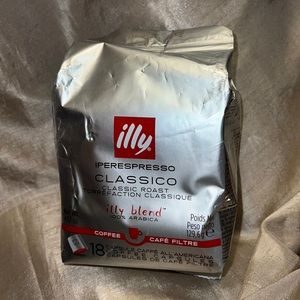 Illy blend Classico Iperespresso 18 ct coffee capsules